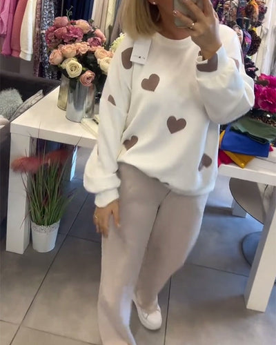 Amara | Women’s Casual Heart Sweater