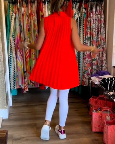 Lynette | Sleeveless High-Low Women’s Blouse