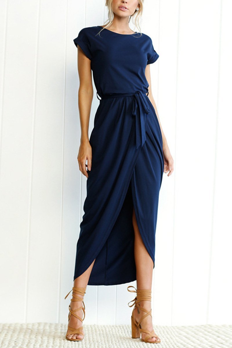 Leona | Elegant Wrap Midi Dress