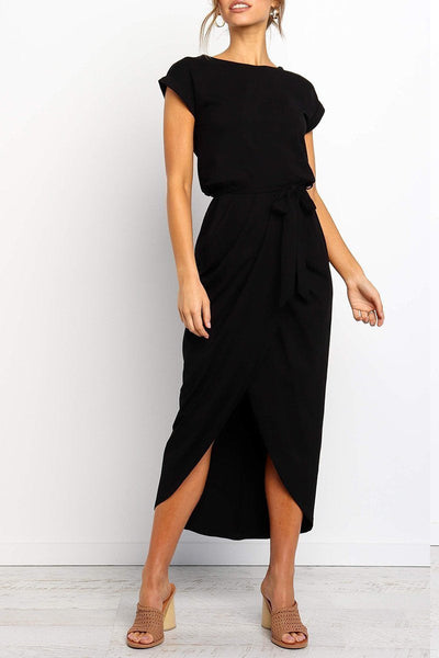 Leona | Elegant Wrap Midi Dress