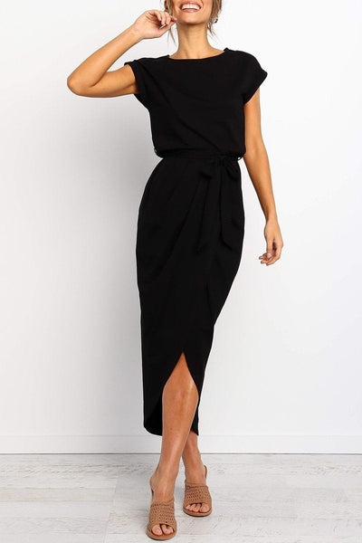 Leona | Elegant Wrap Midi Dress