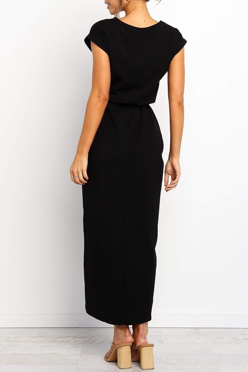 Leona | Elegant Wrap Midi Dress