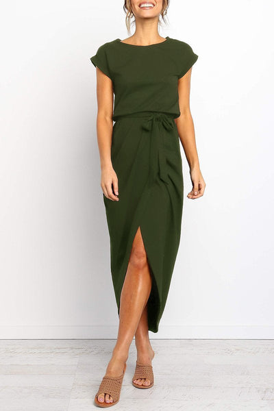 Leona | Elegant Wrap Midi Dress