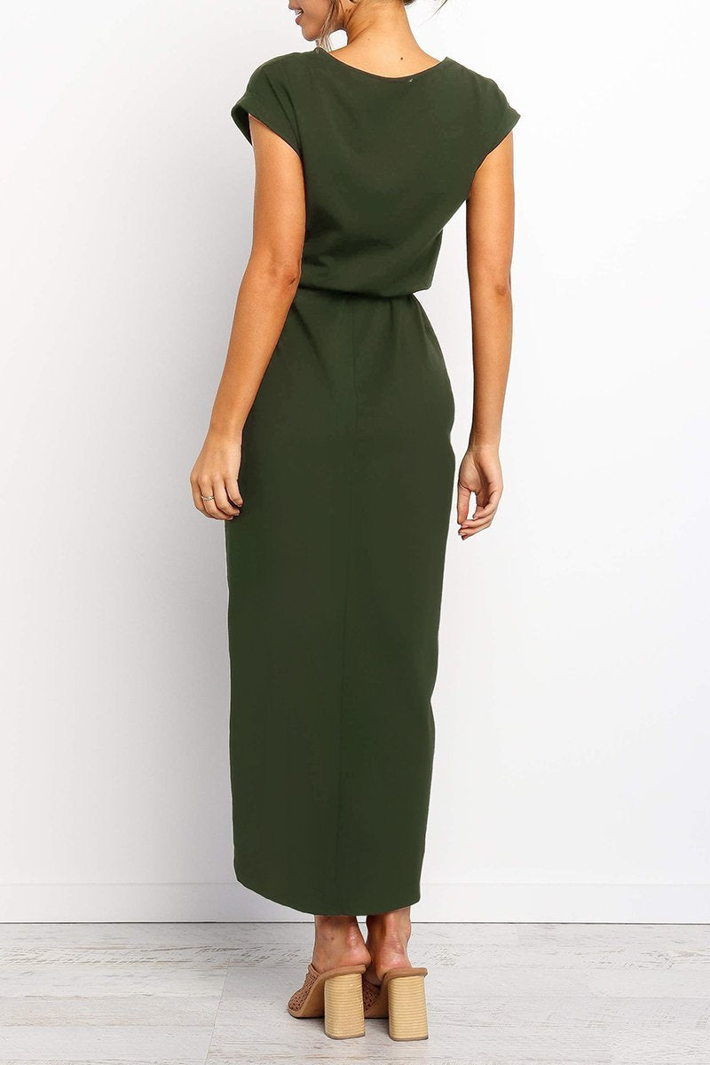 Leona | Elegant Wrap Midi Dress