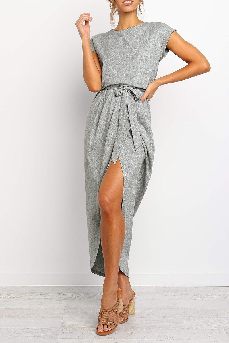Leona | Elegant Wrap Midi Dress