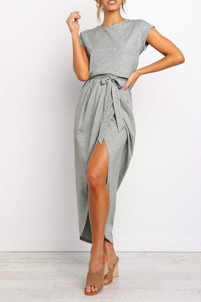 Leona | Elegant Wrap Midi Dress