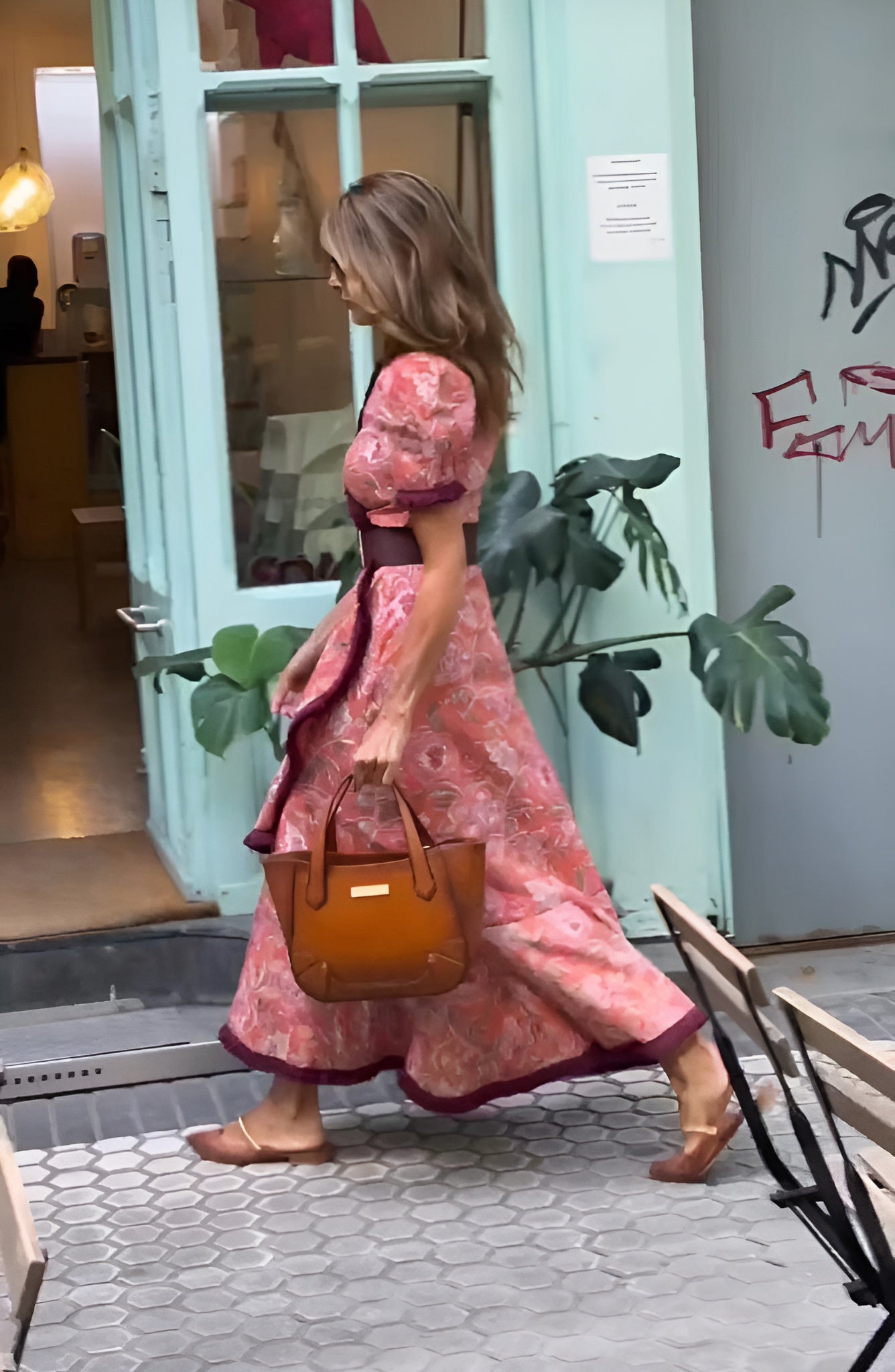 Serena | Puff Sleeve Wrap Midi Dress