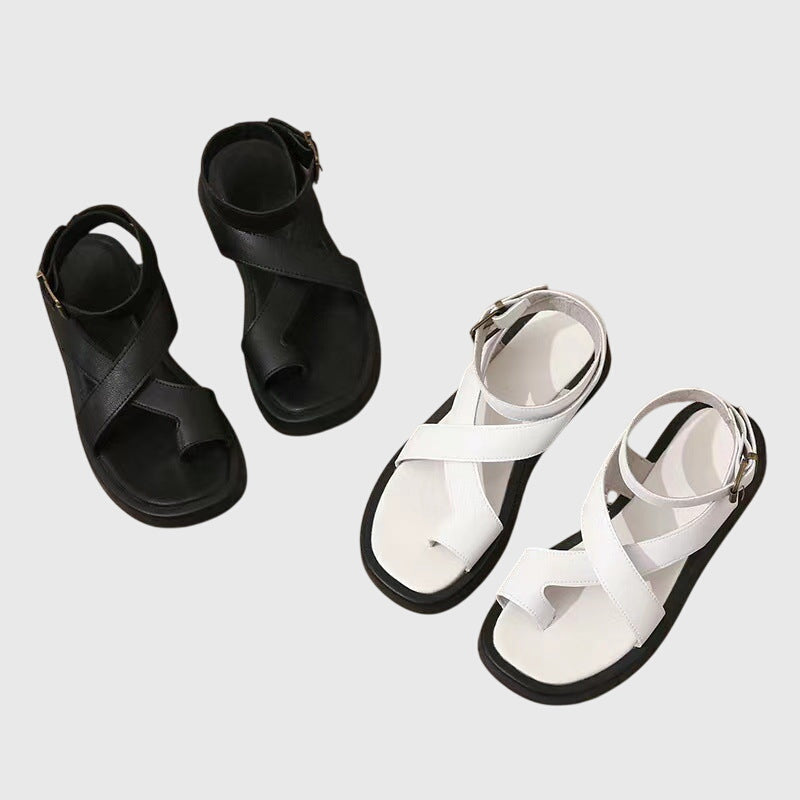 Riviera | Cross-Strap Platform Sandals