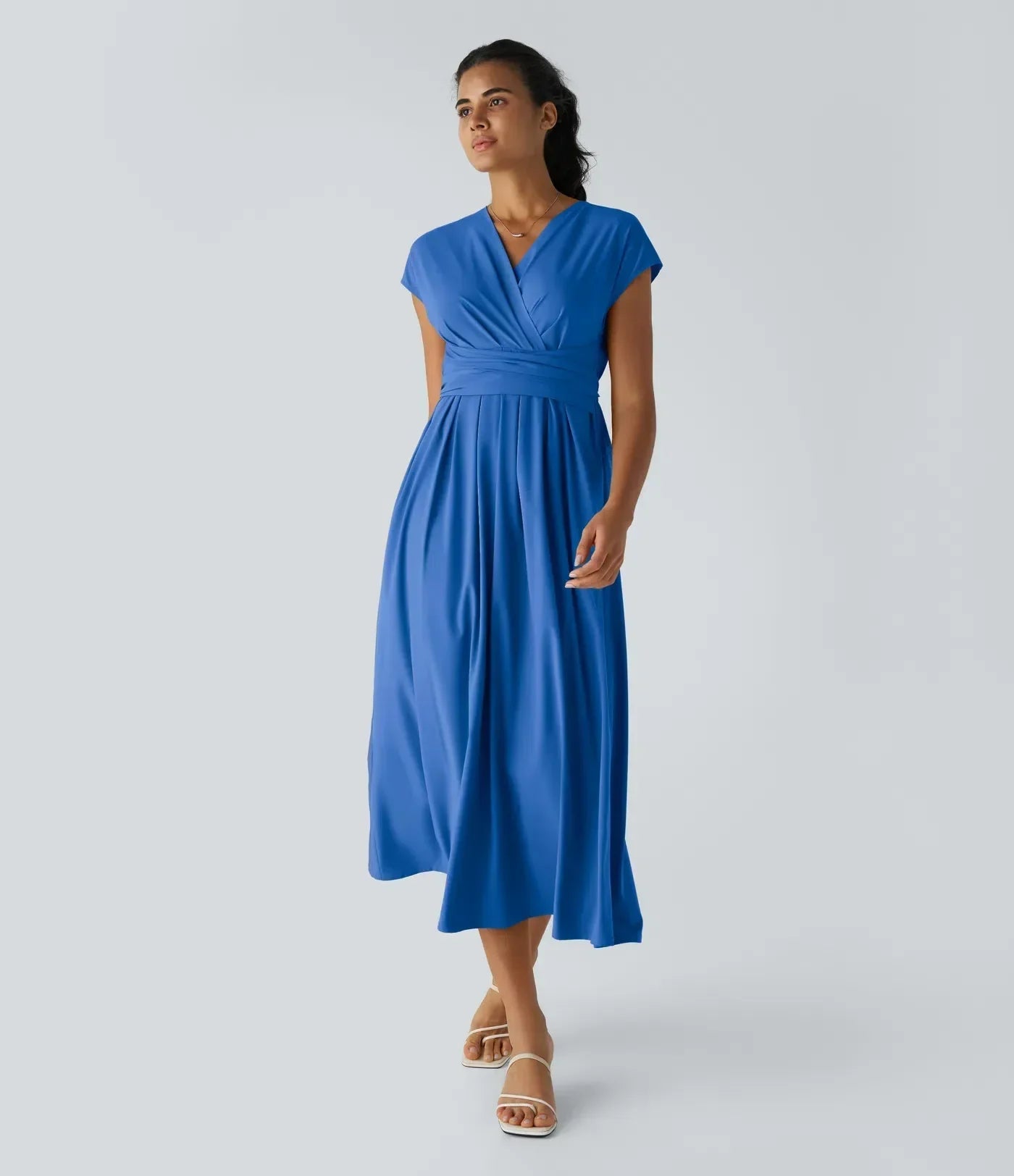 Amara | Elegant Wrap Midi Dress