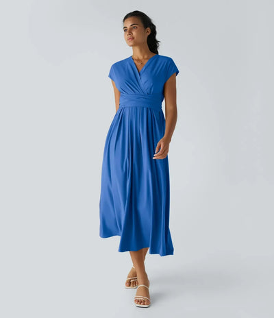 Amara | Elegant Wrap Midi Dress