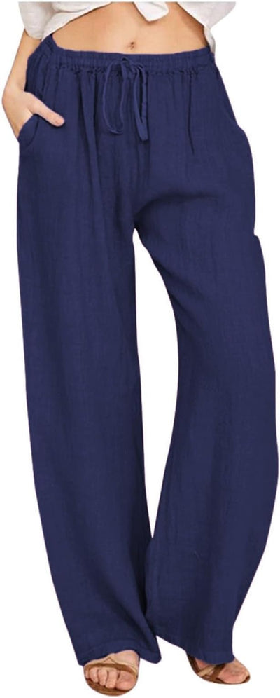 Women's Casual Loose Fit Drawstring Pants
