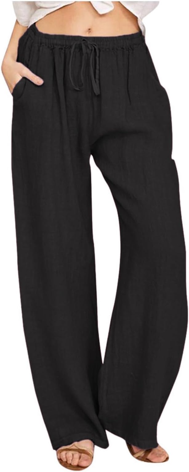 Women's Casual Loose Fit Drawstring Pants