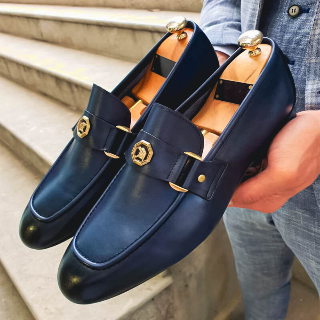 Eli | Classic Faux Leather Loafers