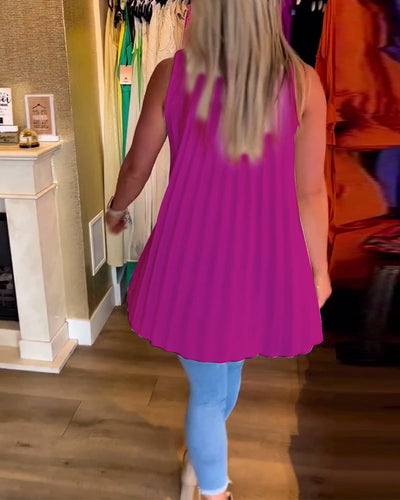 Lynette | Sleeveless High-Low Women’s Blouse