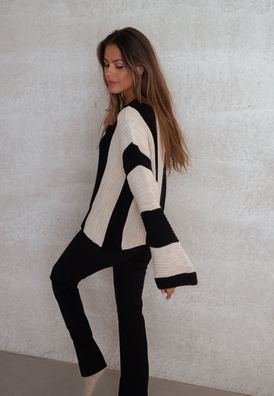 Mila | Striped Women’s  Knit Sweater