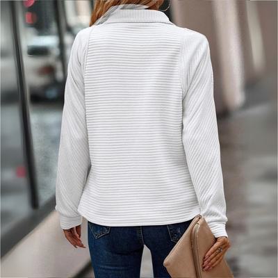 Glenda | Chic Zip-Collar Pullover