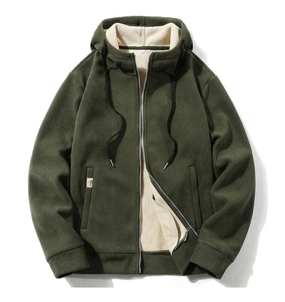 Elegant Casual Hoodie Jacket for Men