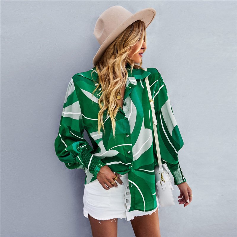 Camilla | Vibrant Floral Button Blouse