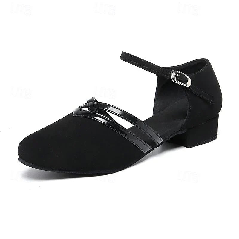Clarette | Elegant Low Heel Strap Shoes