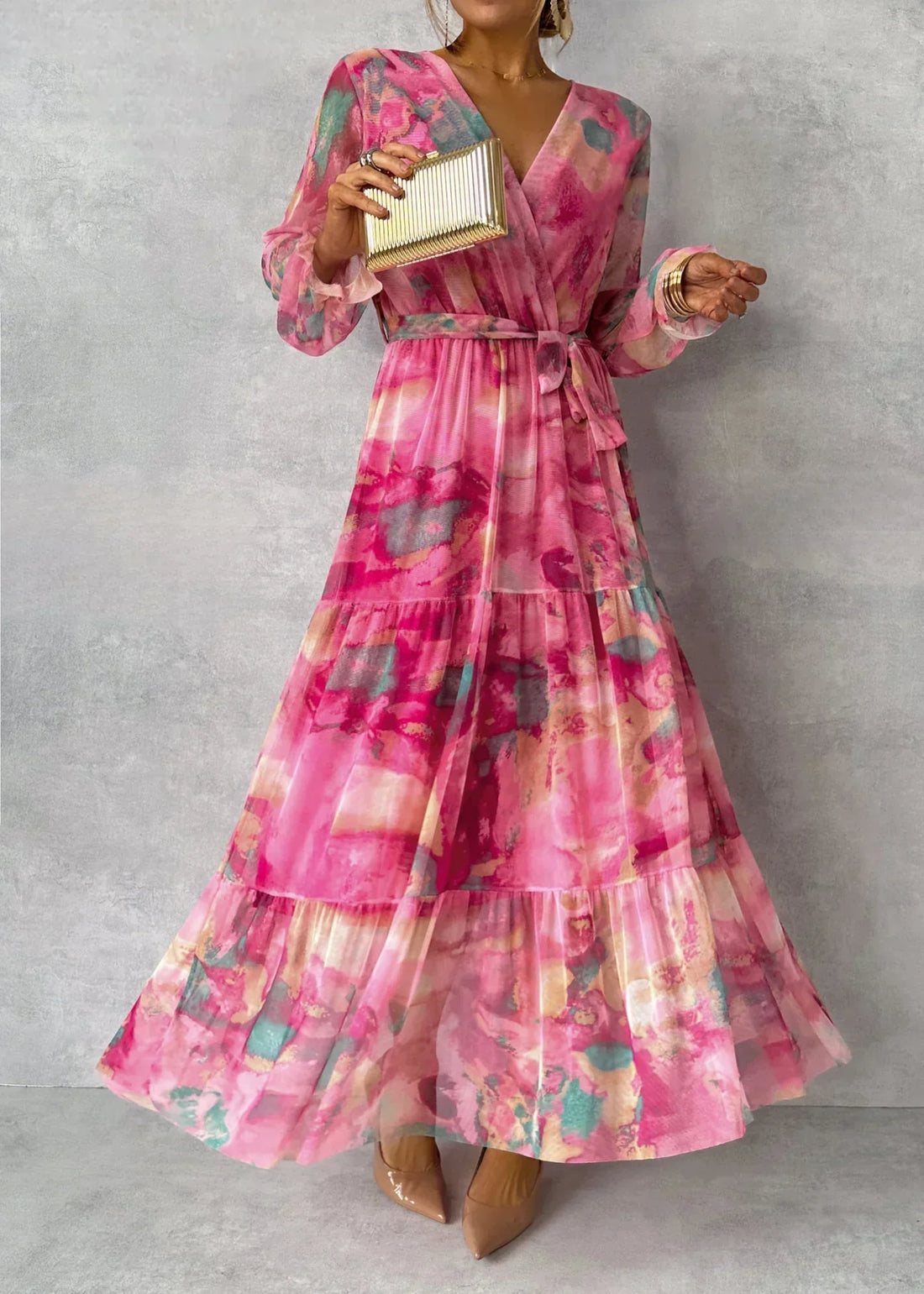 Juliette | Floral Wrap Maxi Dress