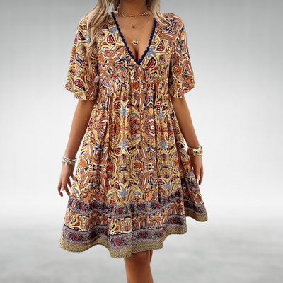 Hanna | Bohemian Print Summer Dress