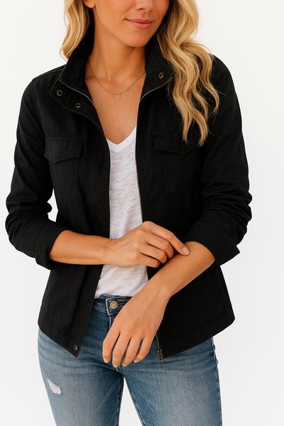 Modern Style Cargo Jacket for Women