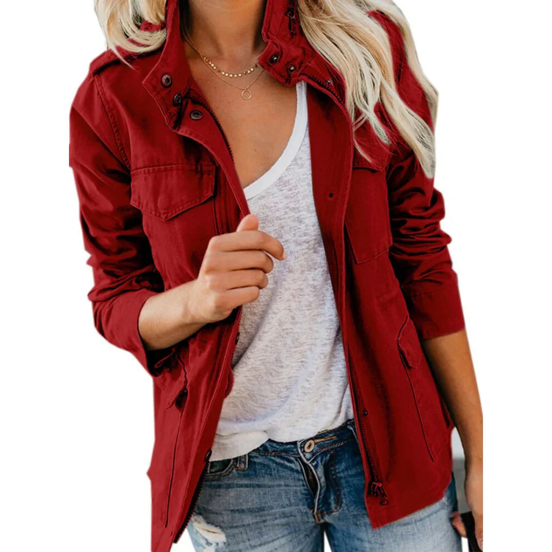 Modern Style Cargo Jacket for Women