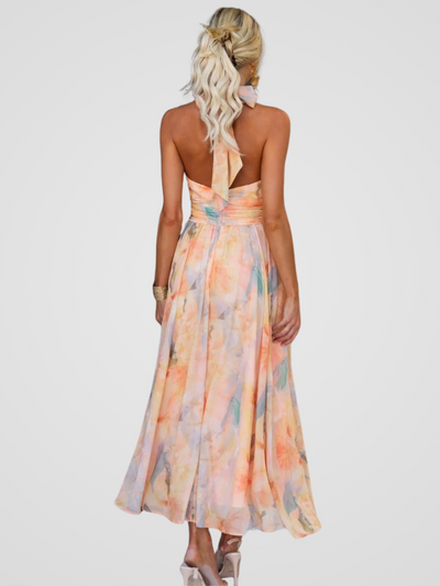 Amara | Halter-Neck Maxi Dress