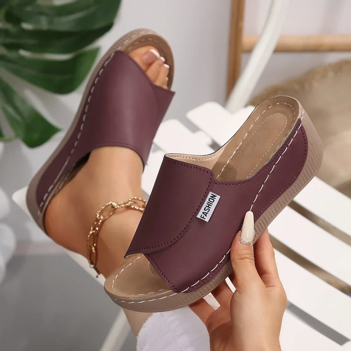 Maribel | Casual Comfort Slip-On Sandals