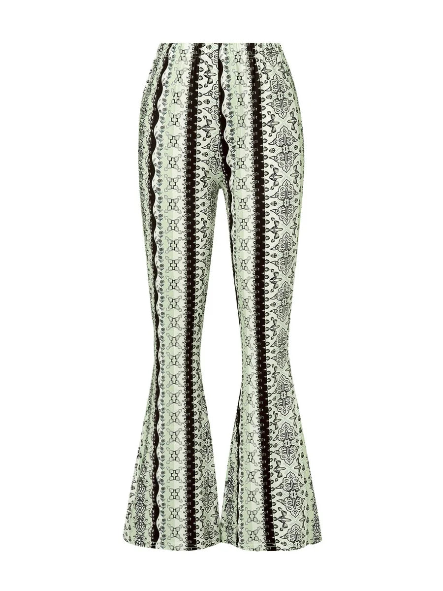 Women's Trendy Boho Style Flare Pants
