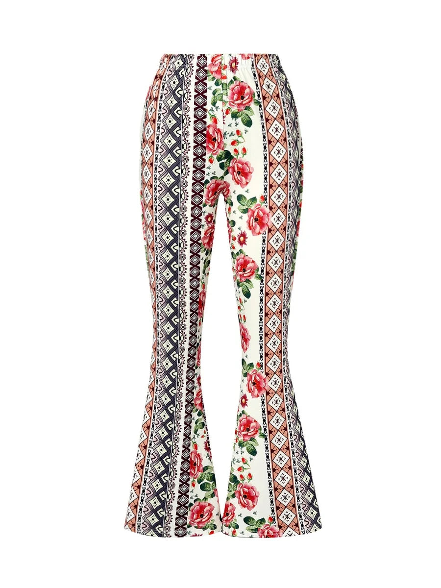 Women's Trendy Boho Style Flare Pants