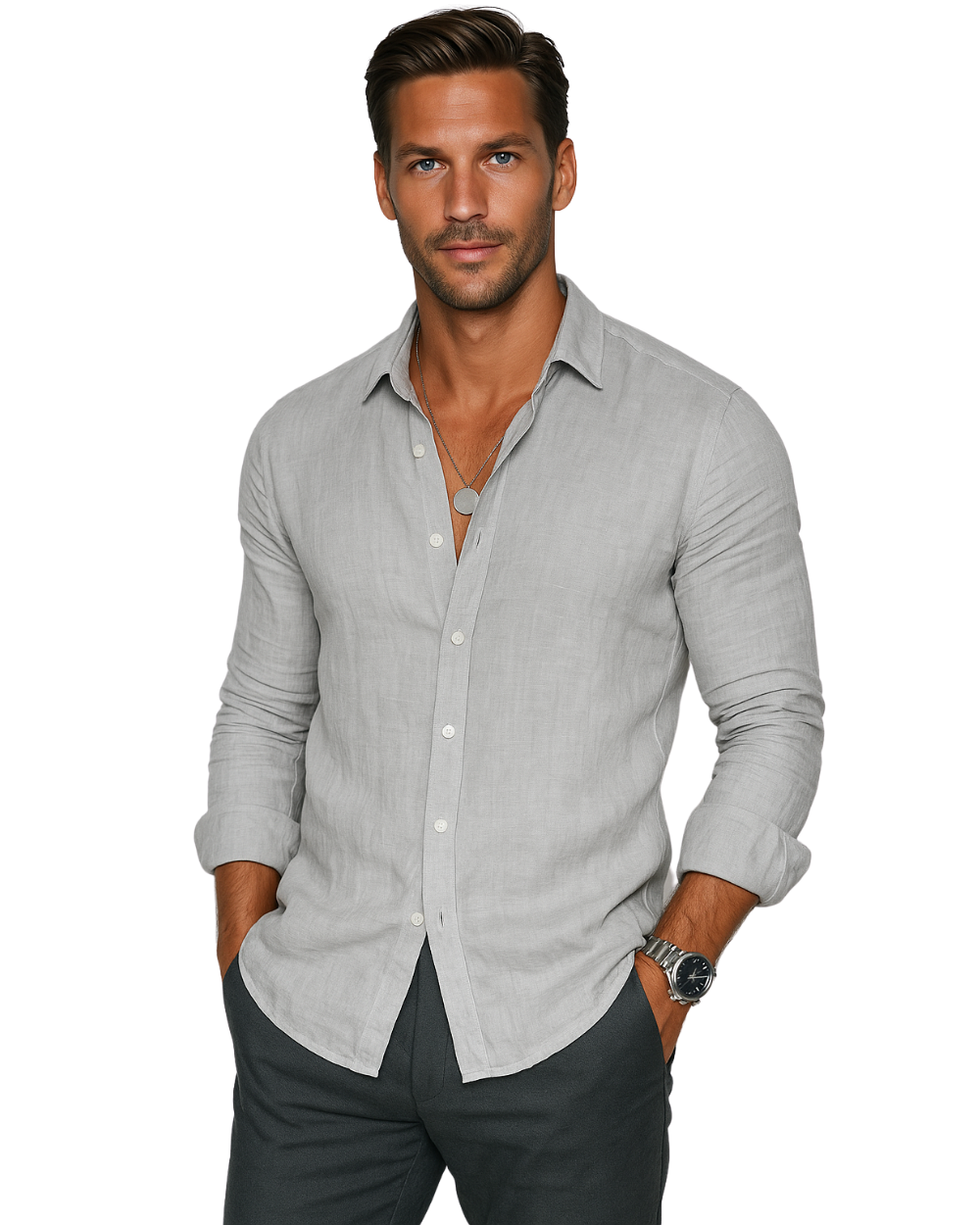 Elias | Classic Button-Up Men’s Shirt