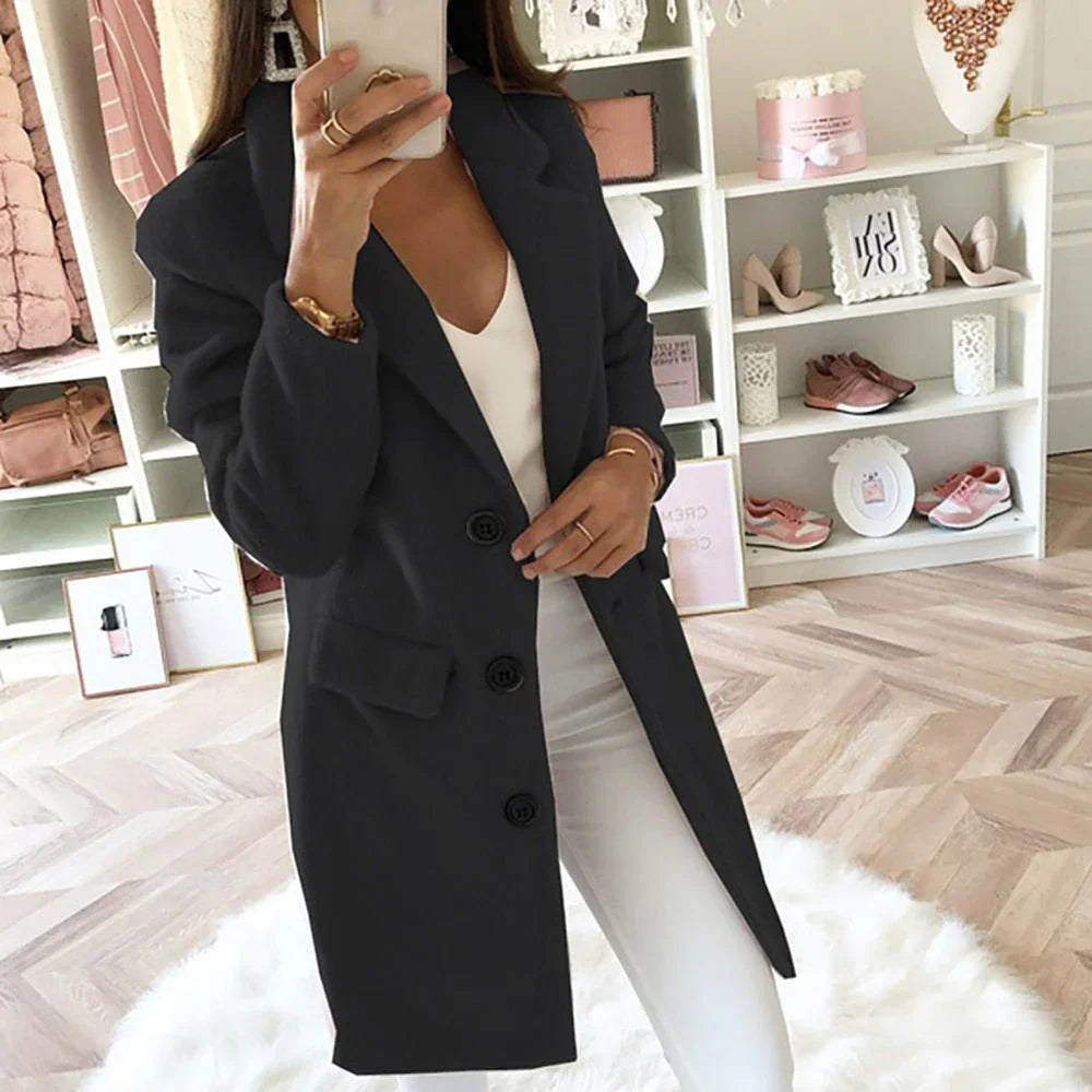 Women's Casual Chic Long Coat