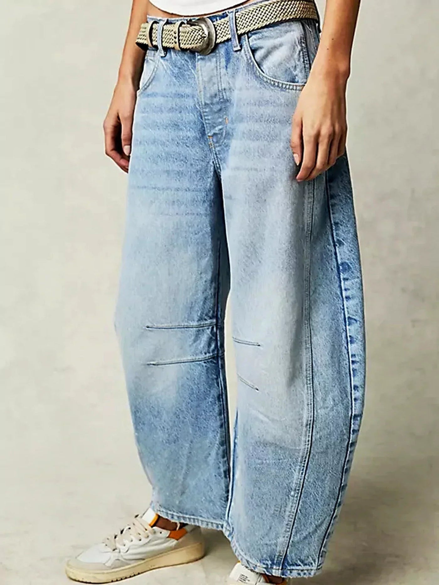 Women's Classic High-Waist Printed Jeans