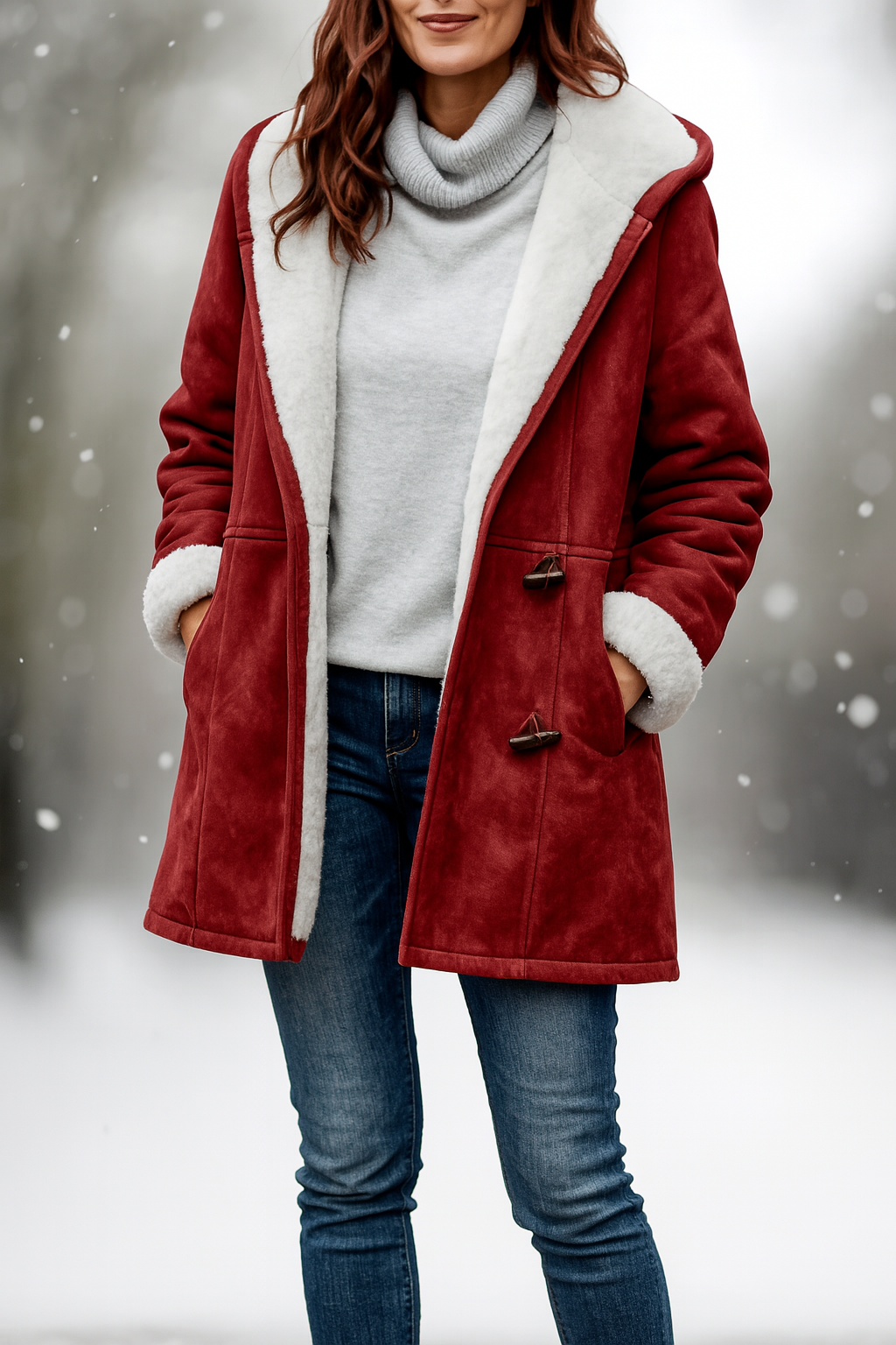 Women’s Classic Toggle Hooded Coat