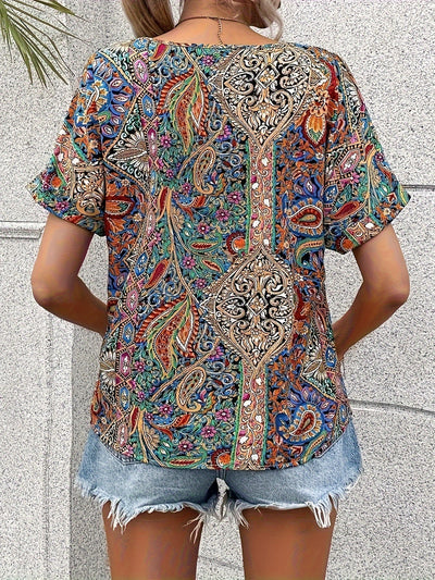 Abagail | Summer Floral Blouse