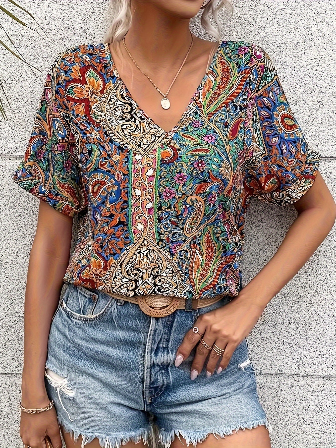 Abagail | Summer Floral Blouse