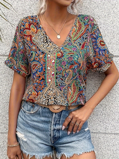 Abagail | Summer Floral Blouse