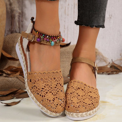 Aurelia | Crochet Espadrille Summer Sandals