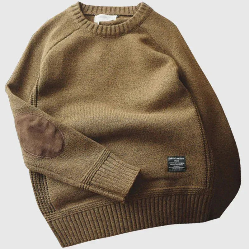 Alaric | Vintage Elbow-Patch Sweater