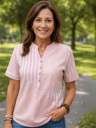 Ariana | Casual Striped Top