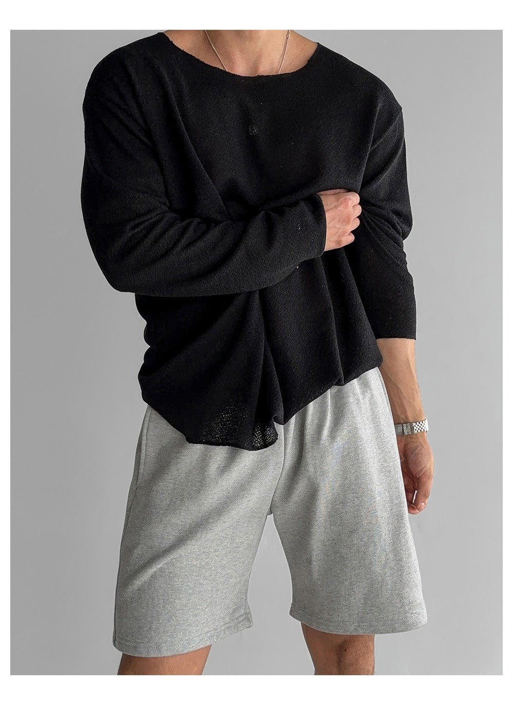 Asher | Relaxed Long-Sleeve Men’s Shirt