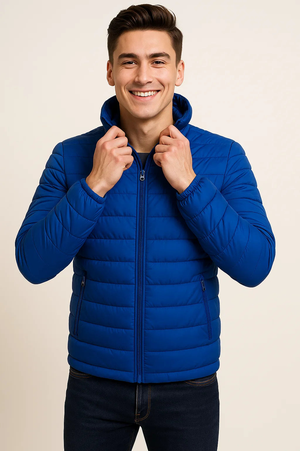 Men's Casual Padded Puffer Jacket