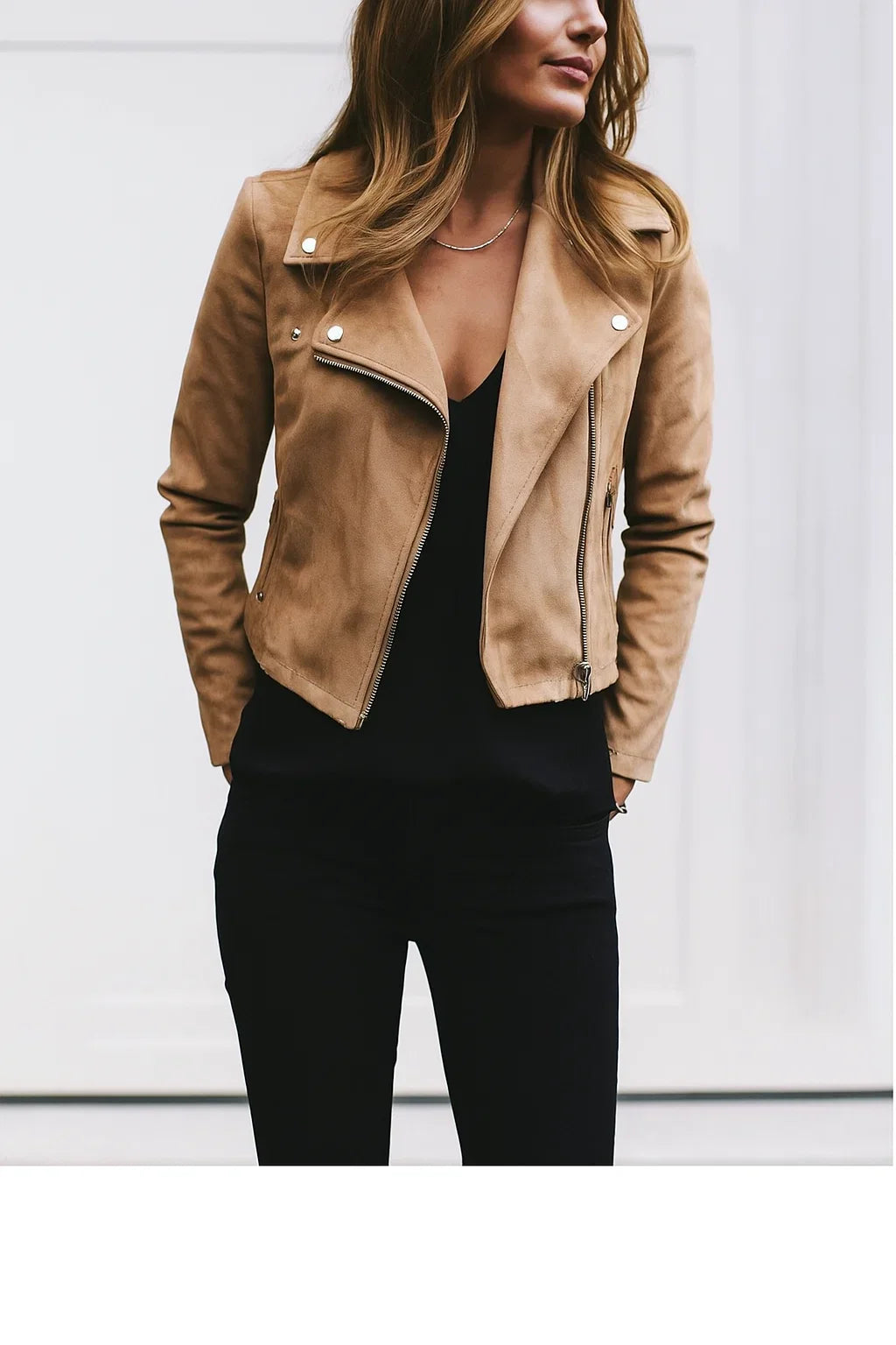 Women's Multifunctional Biker Jacket