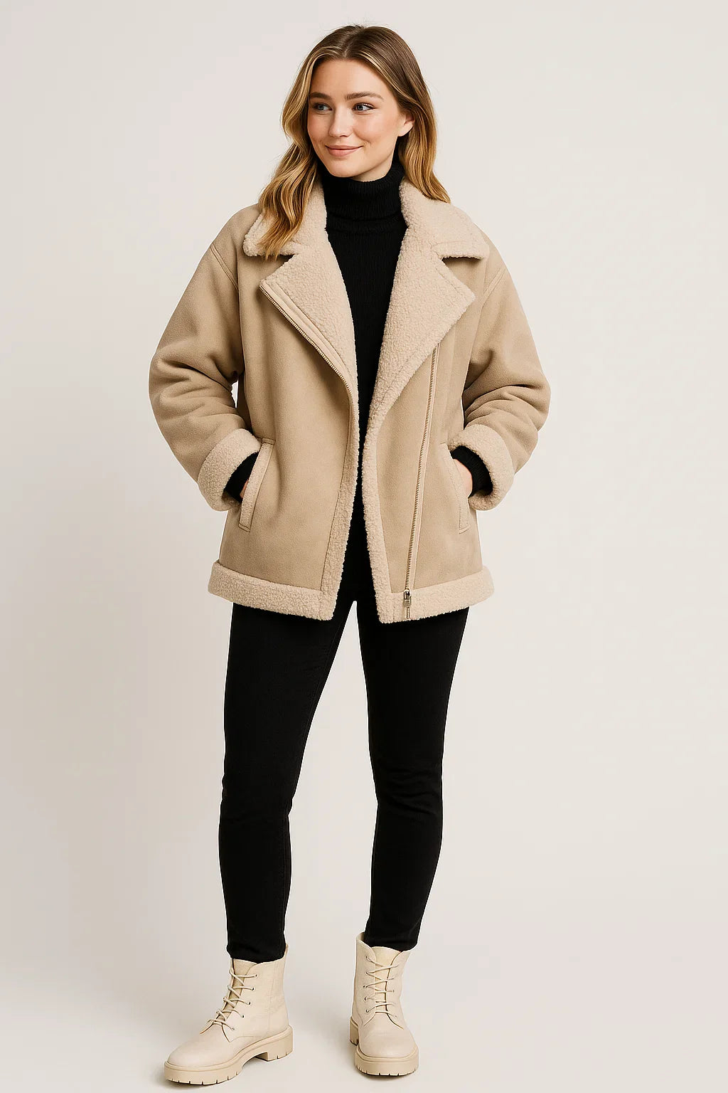 Suede Coat for Ladies
