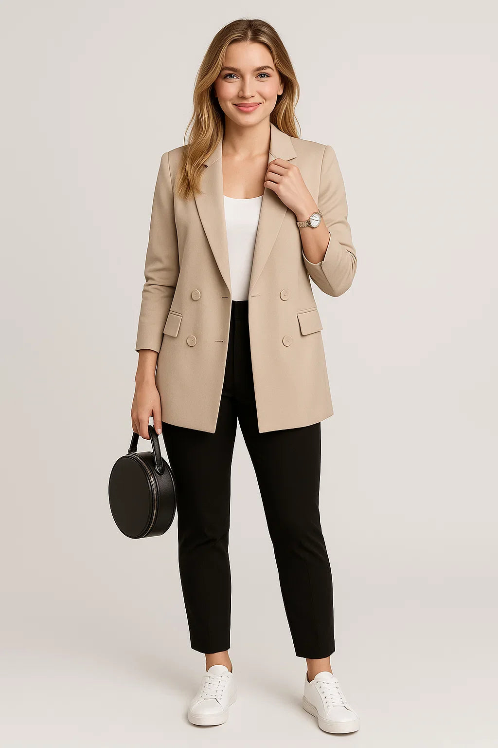 Women's Long-Sleeved Blazer - Business and Casual in one