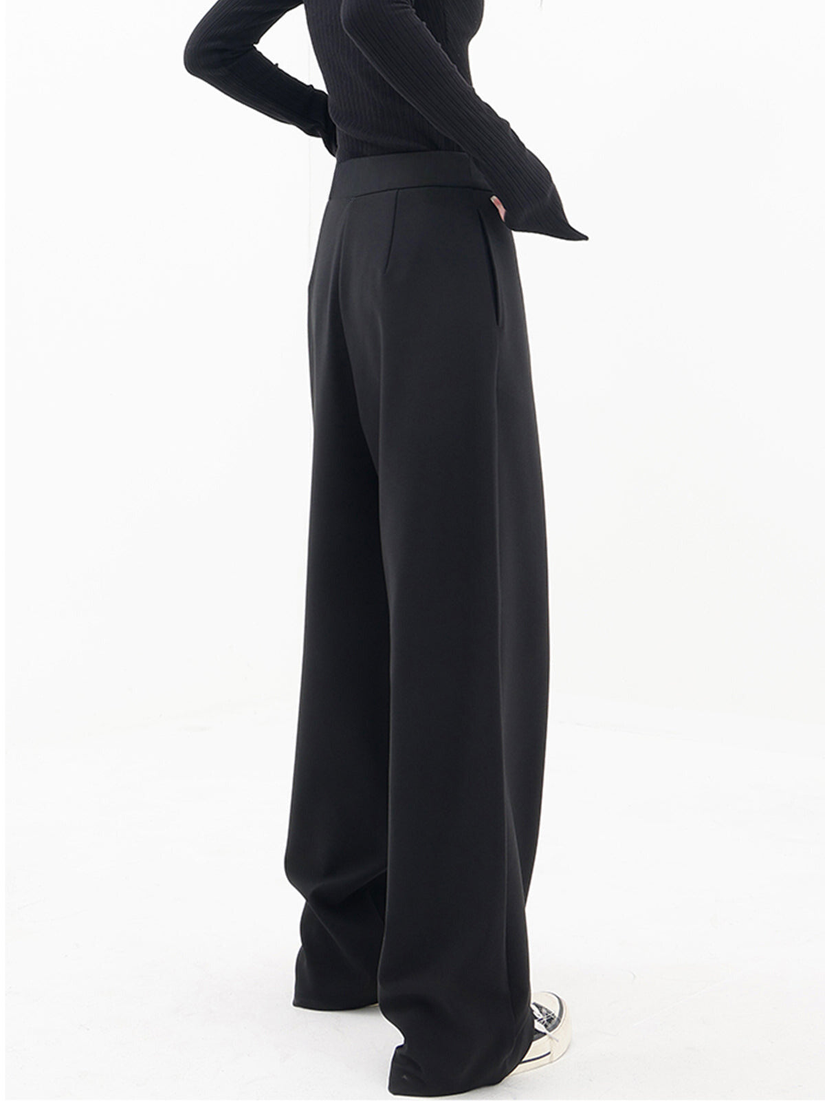 Asymmetric Baggy Trousers for Women