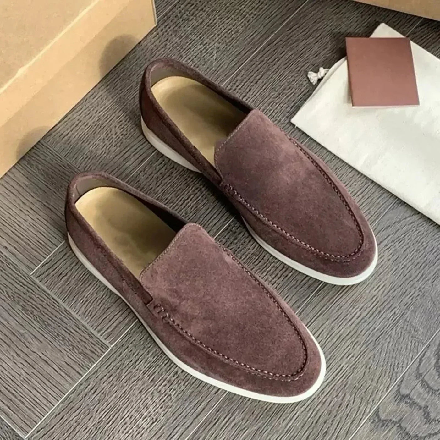 Kalen | Luxury Faux Suede Slip-On Loafers