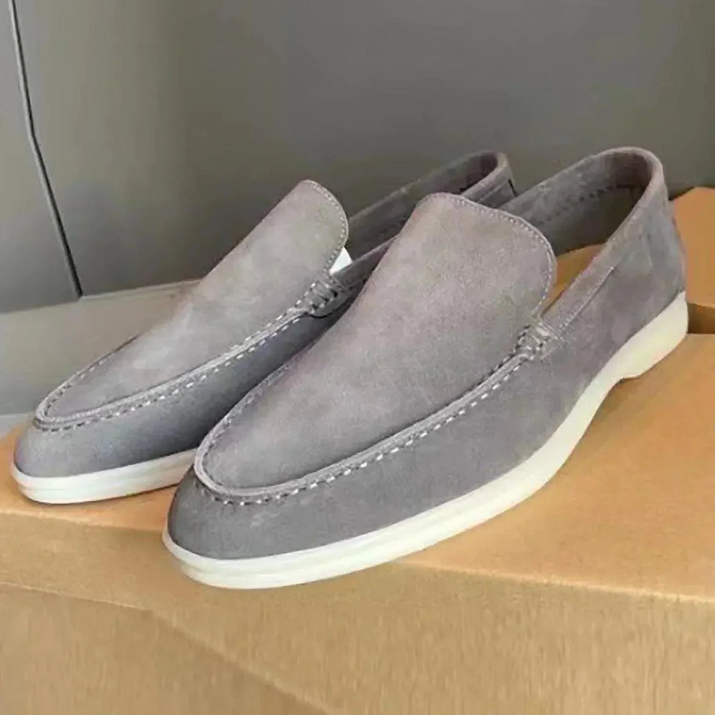 Kalen | Luxury Faux Suede Slip-On Loafers