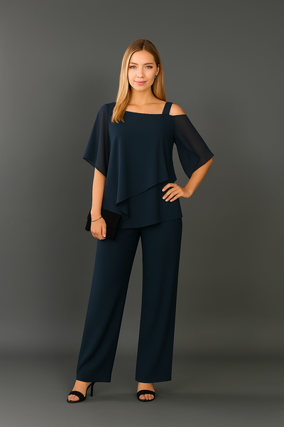 Women's Casual One-Shoulder Jumpsuit